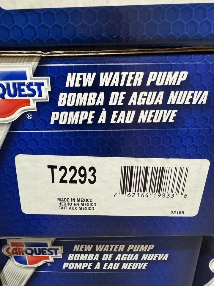 Bomba de agua motor premium CarQuest T2293. Jeep Wrangler 2007-2011 Foto 2 de 2