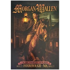 Morgan Wallen Foxborough MA Poster August 22 2025 Country Tour Art