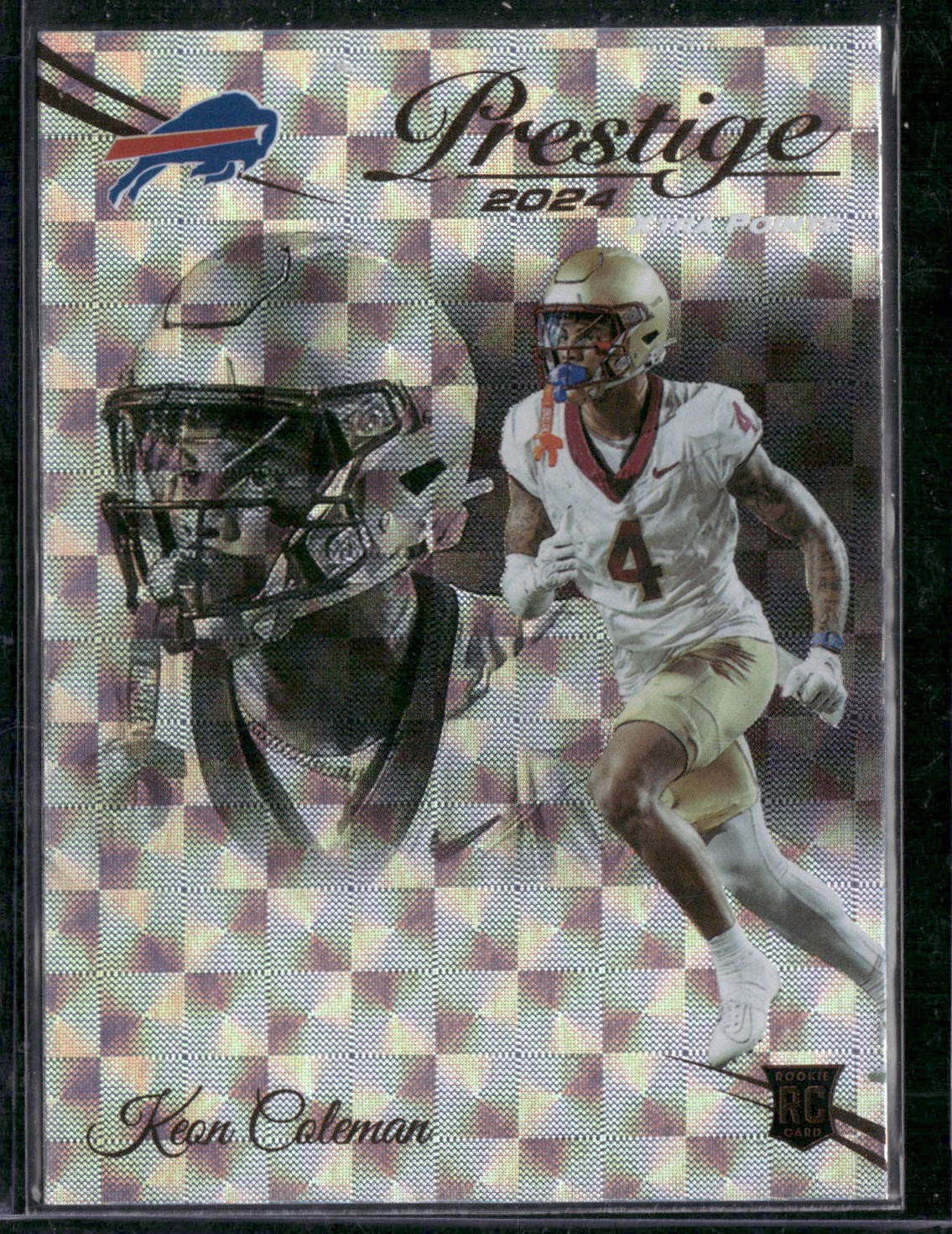 2024 Panini Prestige #339 Keon Coleman Hyper Xtra Points