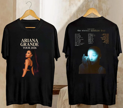 Kith Vintage Tee Ariana Grande アリアナ・グランデ Ariana Grande Tour 2026 Shirt, Eternal Sunshine Tour Tee, Vintage