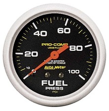 Autometer 0-100 Fuel Pressure Gaug - 5412