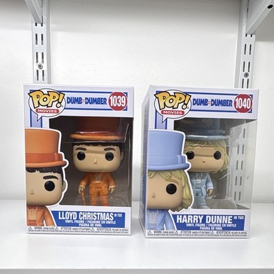 Funko Pop Dumb and Dumber Lloyd #1039 & Harry #1040 Vinyl Figures + protector  s