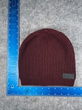 Two Blind Brothers Beanie Toque Adult One Size Red Knit Wool Polyester Blend Ski