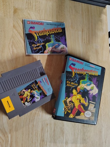 Frankenstein: The Monster Returns + Manual Book Very Good Collectors Con. / NES