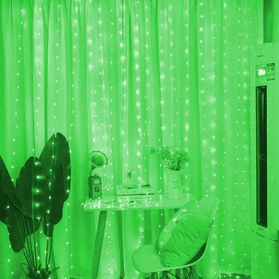 LED Vorhang Girlande Dekoration mit Fernbedienung wasserdicht warmweiß