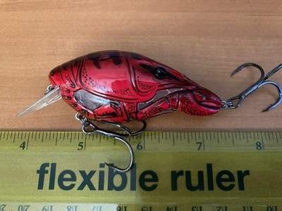 Discontinued koppers live target crawfish 2.75'' Red Craw Bass Musky Fishing Lure