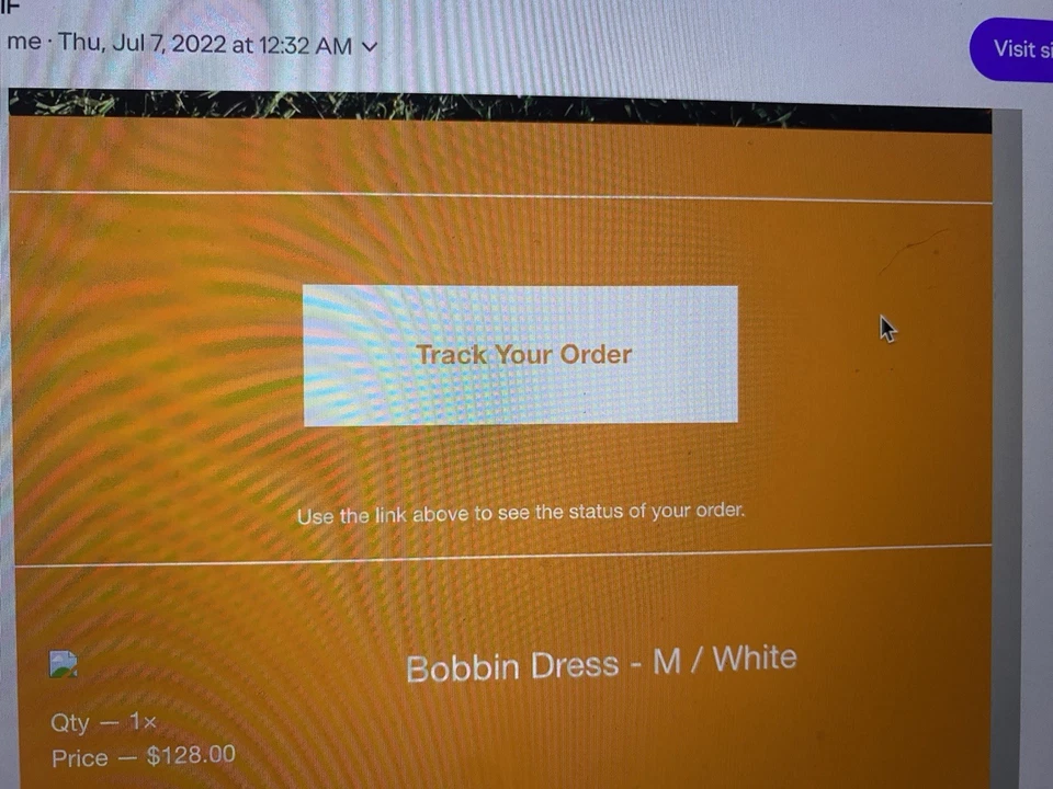 VESTIDO BOBBIN UNIF TALLA M BLANCO FAIRYCORE DREAMY COTTAGECORE Foto 4 de 4