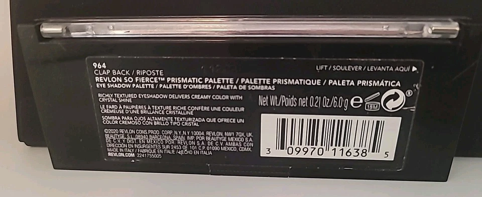Revlon So Fierce Prismatic Eye Shadow Palette #964 Clap Back .21oz Set~4 Colors - Image 4 of 4