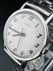 Working Vintage 1970’s Mens Mercury Timex White Dial 16050 Mechanical Watch L2