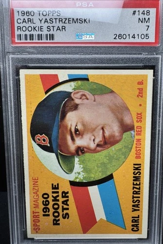 1960 Topps Carl Yastrzemski Rookie Star PSA 7