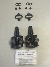 ATB Road Gravel SPD Style Clipless Pedals PAIR 9/16 with Cleats and Hardware