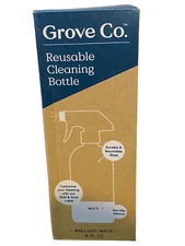 Grove Co Reusable Cleaning Glass Spray Bottle - Brilliant White - 16 Fl Oz
