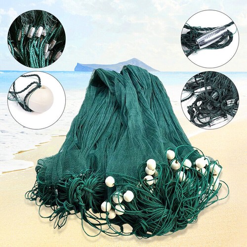 Reti da pesca 33 piedi 1,5 cm - rete spiaggia Senna reti da traino galleggianti bobber affondatore di piombo