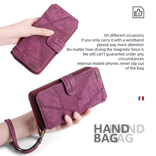 For Samsung S25 S24 S23 S22 S21 S20+ Ultra Detachable Wallet Case Leather Cover - Picture 18 of 49