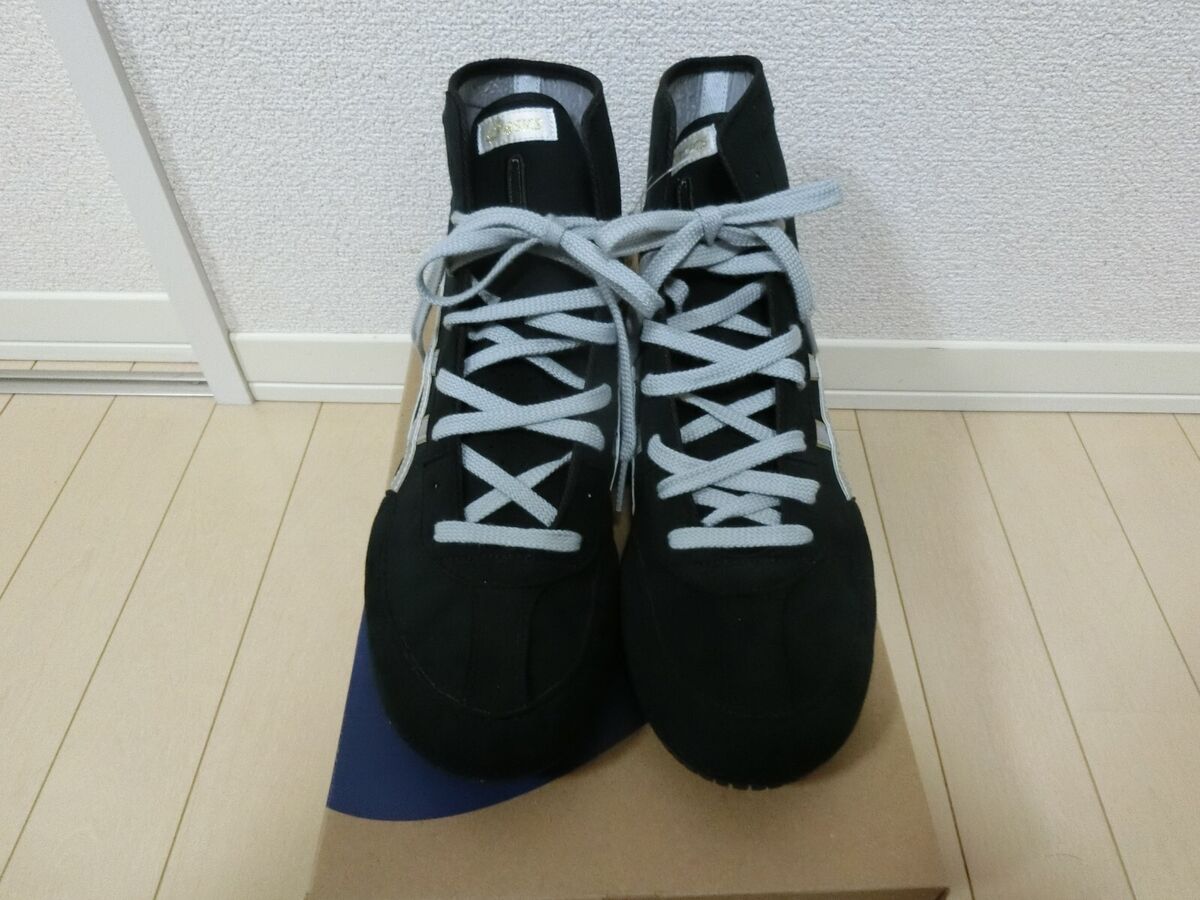 ASICS Wrestling Shoes EX-EO 1083A001 Black/Silver/Gold ASICS Wrestling Shoes EX-EO 1083A001 Black/Silver/Gold