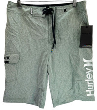 Hurley Men Heathered One and Only Board Short Deepest Green 30
