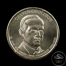2014 D Calvin Coolidge Choice Gem BU Presidential Dollar From MINT SET++