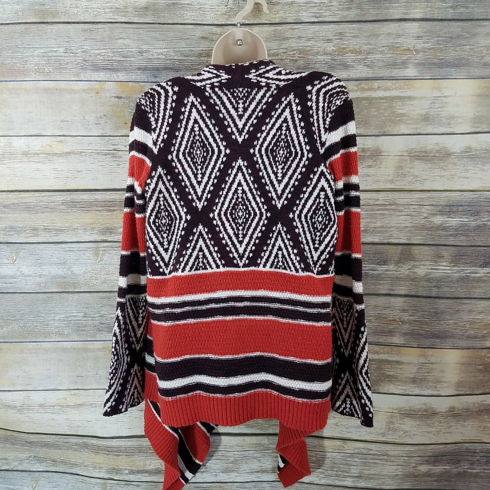 Knox Rose Sz S Cardigan Sweater Chunky Draped Wrap Or… - Gem