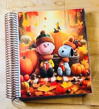 Peanut Fall Cover Set 4 use w/ Erin Condren Life Planner~