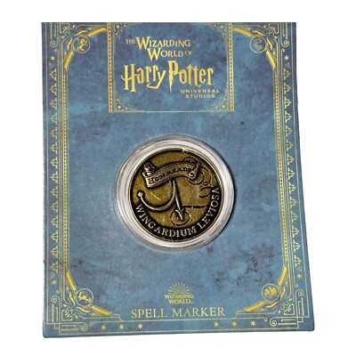 Universal Studios Harry Potter Hogsmeade Spell Marker - Wingardium Leviosa