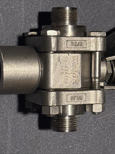 GENUINE Swagelok® SS-63XTS8 Stainless 3-Way Ball Valve