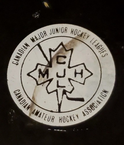 PETERBOROUGH PETE'S MAJOR JR. A OHA CMJHL SPIEL PUCK MADE IN 🇨🇦 VINTAGE - Bild 7 von 7