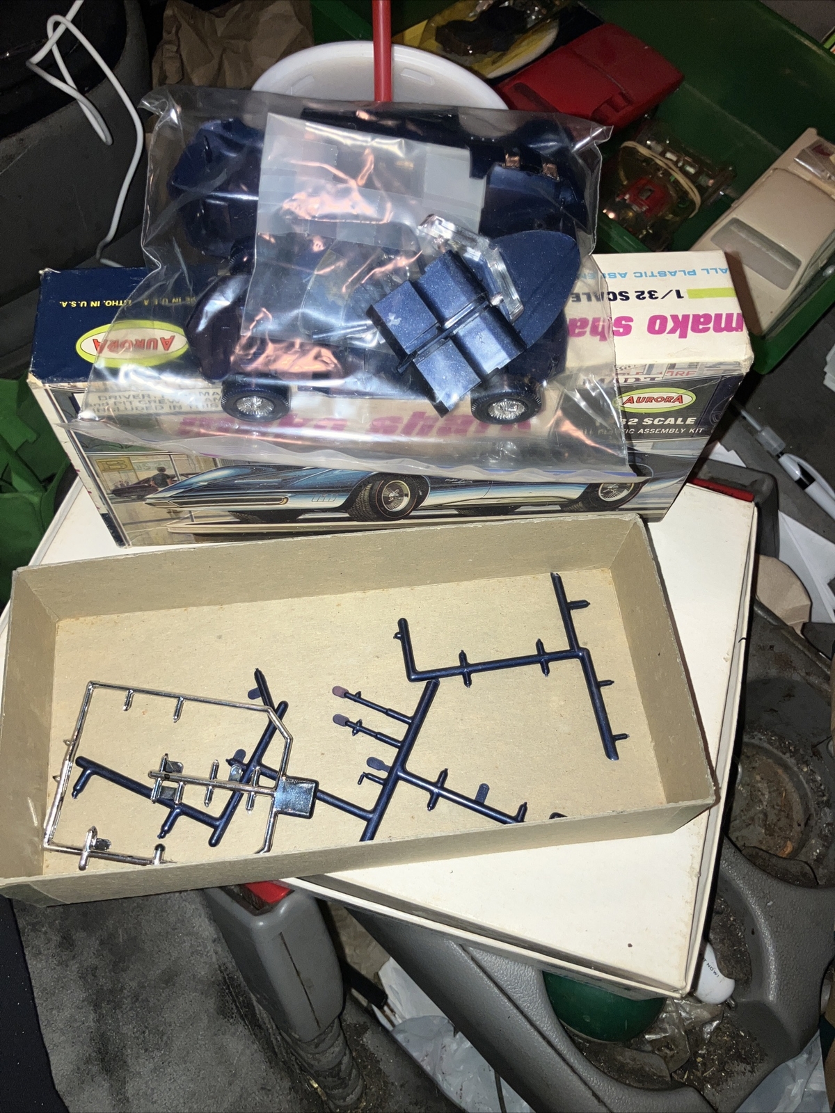 Vintage Aurora Model Kit Mako Shark 1/32 eBay