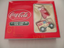COCA-COLA BRAND 10 PIECE LIGHT SET NEW IN BOX