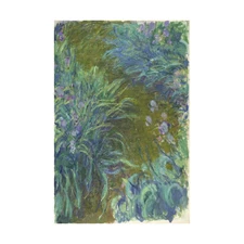 Claude Monet - Irises Hand-painted Oil Painting Wall Art