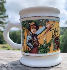 D.M. Ferry & Co. The Corner Store Vintage Porcelain Mug Coffee Cup Collectors 82