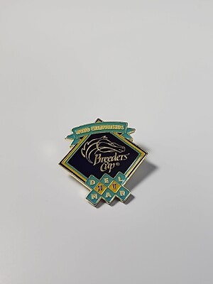 Breeders Cup 2017 Lapel Pin Del Mar Racetrack Gun Runner Kent Desormeaux Jockey
