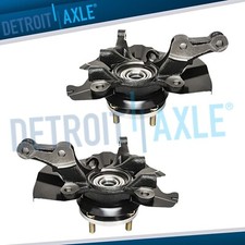 Front Steering Knuckles & Wheel Hub Bearings for 2006 2007 - 2011 Hyundai Accent