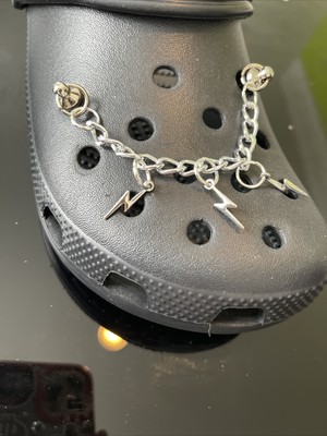 lightning bolt croc charm