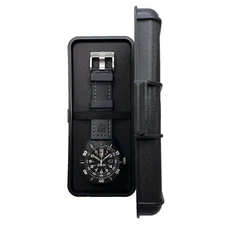 Luminox Coronado 44mm Series 3020 Carbon Black Dial Mens Quartz Watch XS.3021