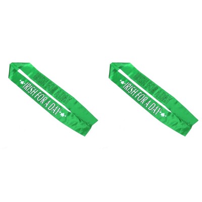  12 stücke Fashion Ireland St. Patricks Tag für einen Tag Buchstaben Gedruckt