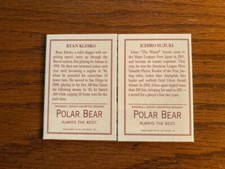 2003 Topps 205 Triple Folders Polar Bear Back Ichiro Suzuki & Ryan Kleesko #TF43