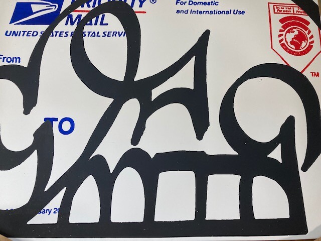 Katsu BTM Postal Skull Graffiti Art Print Barry McGee Twist ORFN