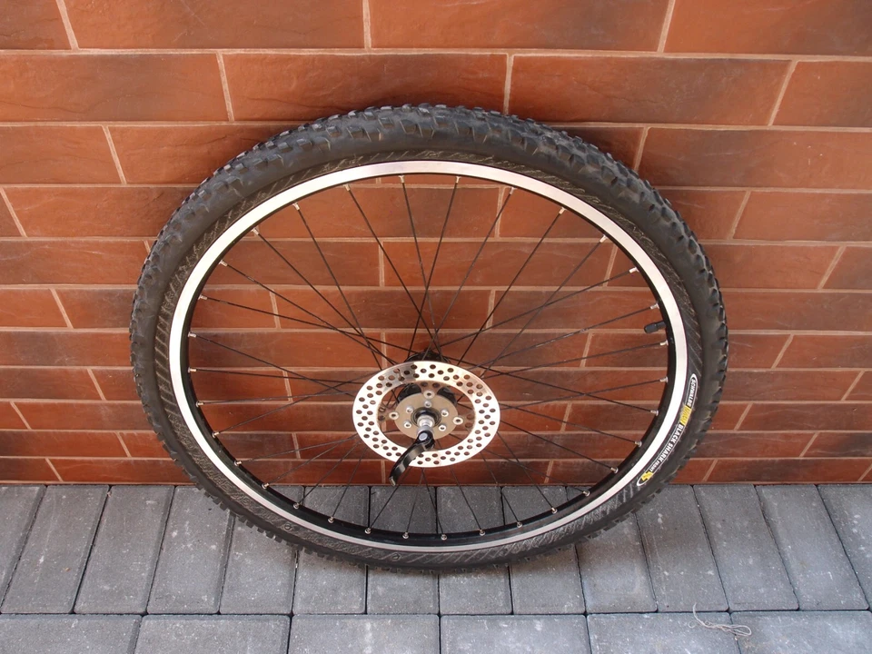 MTB front disc brake wheel Mavic 221 ? 26 in sealed hub REAL 100 mm 32 H - Image 2 of 4