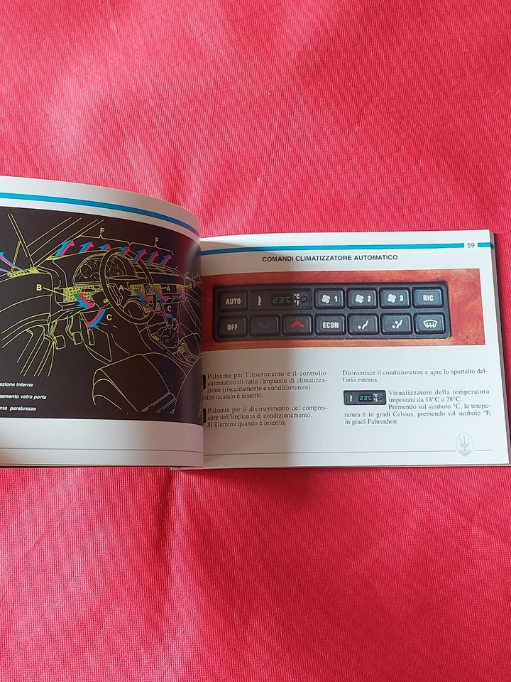 Maserati Quattroporte Libretto Uso E Manutenzione - Immagine 4 di 4