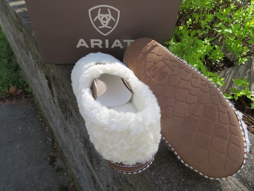NEU Damen Off White Ariat Kuschelschuhe, 7,5/8 - Bild 3 von 3