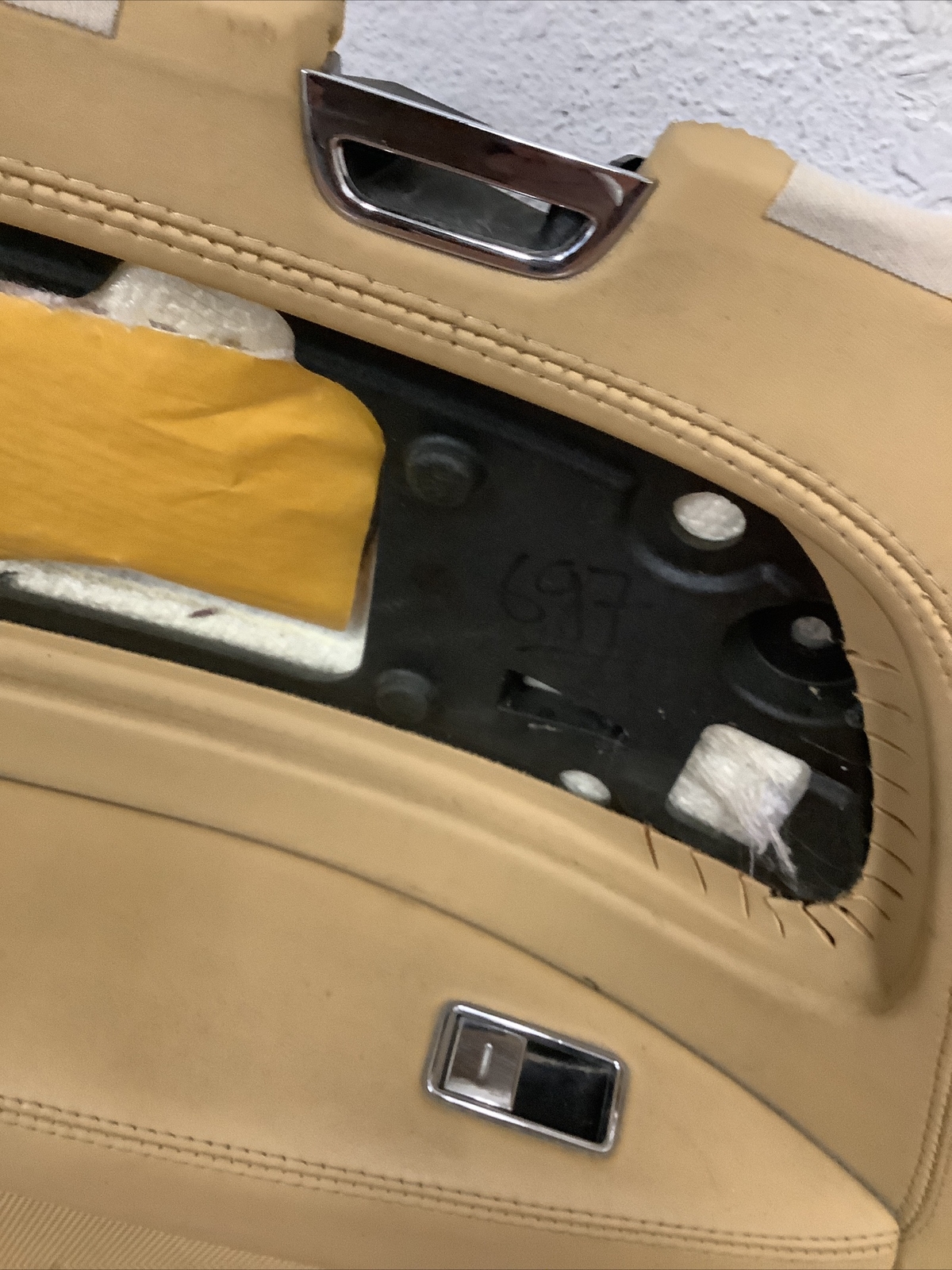 2007 Bentley Continental GTC Convertible LH Rear Interior Quarter Trim Panel Tan