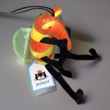 Jellycat “I am Funky Bug” Rare Yellow/Orange Toy With Black Soft Legs With Tag