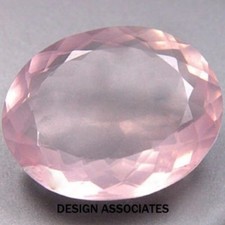 ROSE QUARTZ 12 x 10 MM OVAL CUT ALL NATURAL