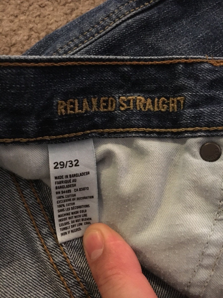 Jean American Eagle Homme Décontracté Droit - Taille 29x32 (29 Longueur 32) - Coton - Occasion Très Bon état