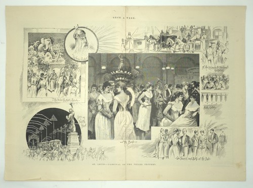 1891 San Luis Profeta Velado Grabado Una Velado Periódico Elsie de Wolfe - Imagen 3 de 7