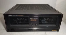 ONKYO M-508 LED Integra Stereo Power Amplifier Vintage 200W Used Black