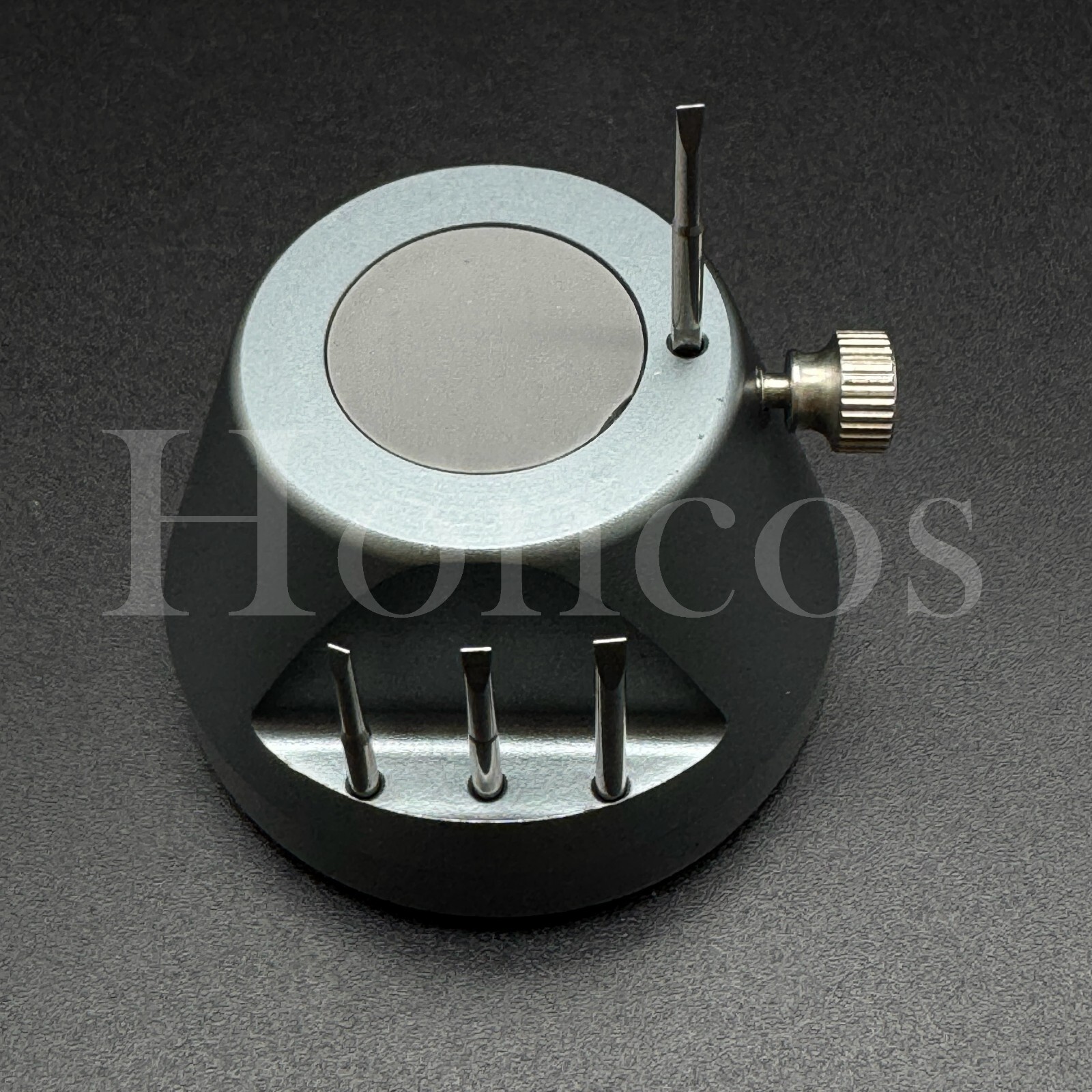 Professional Watch Band Screw Remover Tool with 4 Blades - Gray-image