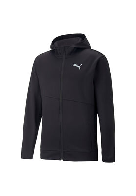PUMA Train all Day PwrFleece Full Zip Herren Sweatjacke 522339 01 schwarz