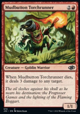 MTG Magic the Gathering Mudbutton Torchrunner (574/835) Jumpstart 2022 LP