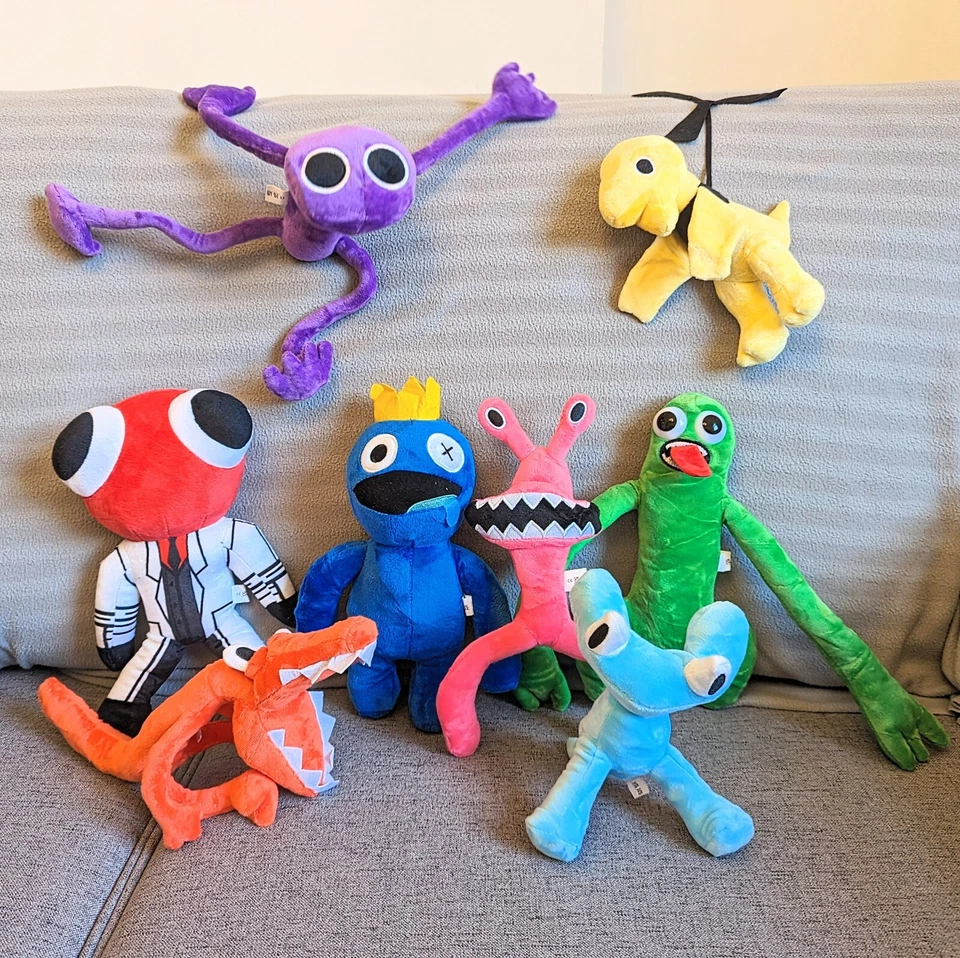 Rainbow Friends Monster 8PCS Rainbow Friend Plush Stuffed Teddy Doll Soft Toy - Image 3 of 4